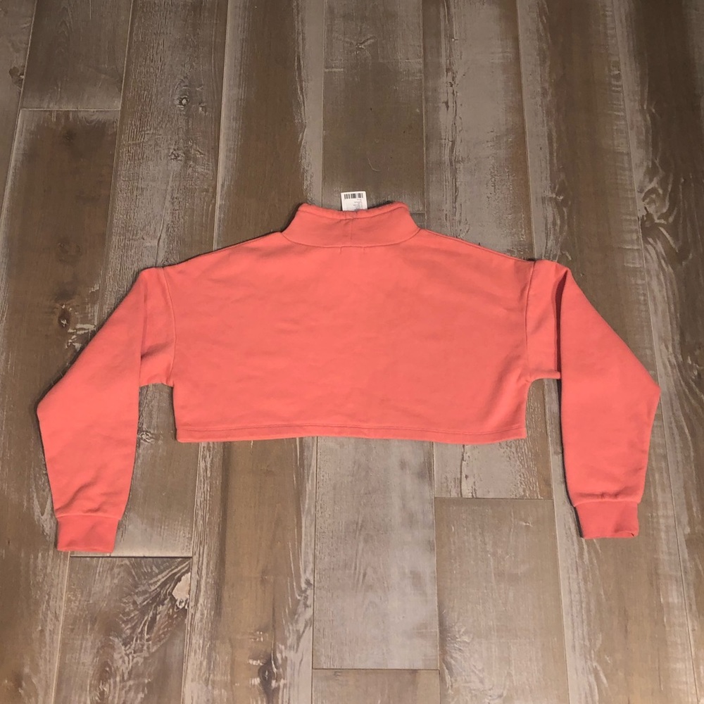 Silence + Noise Take Down Funnel Neck Mesh Crop - Picture 4 of 6